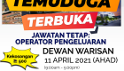 Temuduga Terbuka Jawatan Tetap: Operator Pengeluaran (Jabil Circuit - CHUPING)